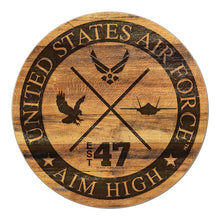 Load image into Gallery viewer, United States Air Force Logo Sign 2 (12x12)