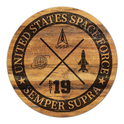 United States Space Force Logo Sign 2 (12x12)