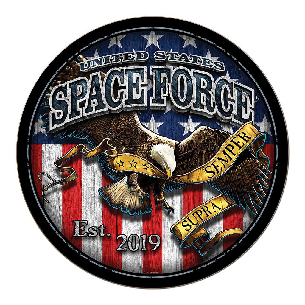 United States Space Force Fighting Eagle Sign (12x12)