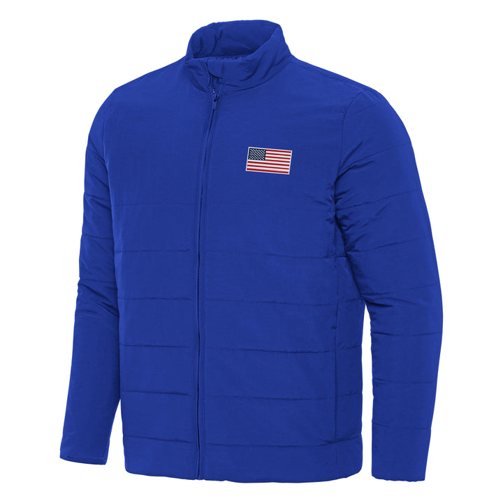 American Flag Men's Swelter Jacket (Dark Royal)*