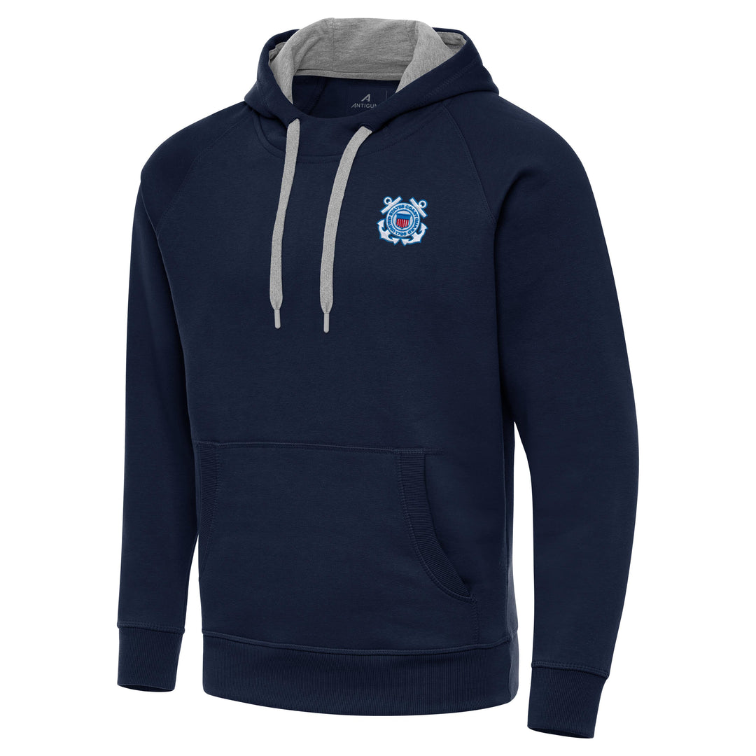 U.S. Coast Guard Men's Victory Pullover Hood Tall (Navy)*