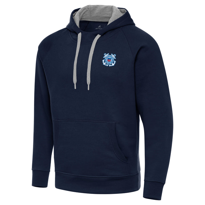 U.S. Coast Guard Men's Victory Pullover Hood Tall (Navy)*