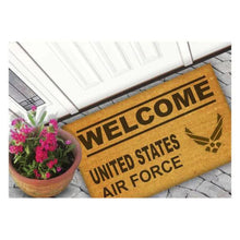 Load image into Gallery viewer, Air Force Wings Welcome Doormat*