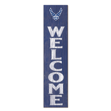 Load image into Gallery viewer, Air Force Leaning Sign Welcome (11x46)*