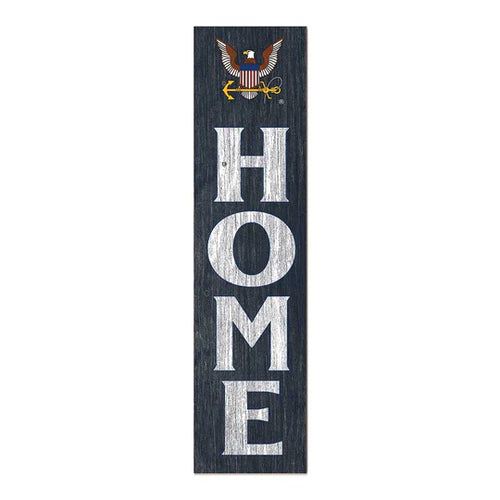Leaning Sign Home Navy (11x46)*