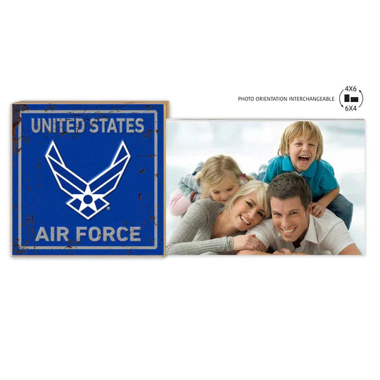 Afb Frames Air Force Faux Rusted Floating Picture Frame* – Armed Forces Gear