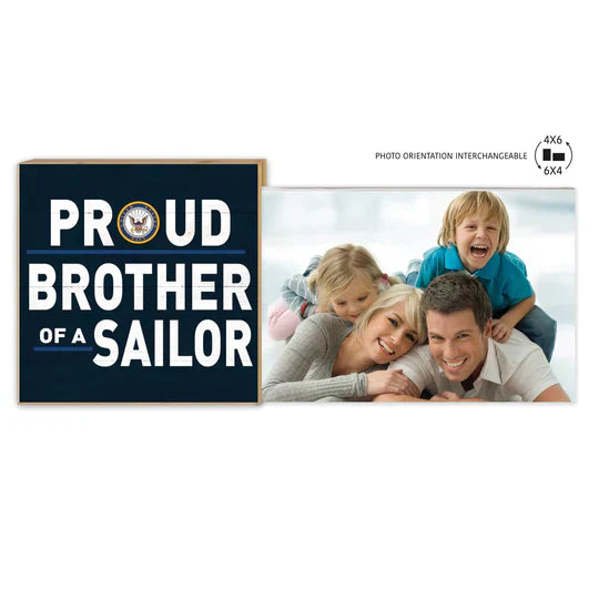 Navy Floating Picture Frame Military Proud Brother*
