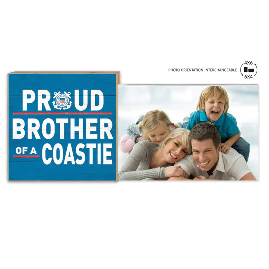 Coast Guard Floating Picture Frame Military Proud Brother