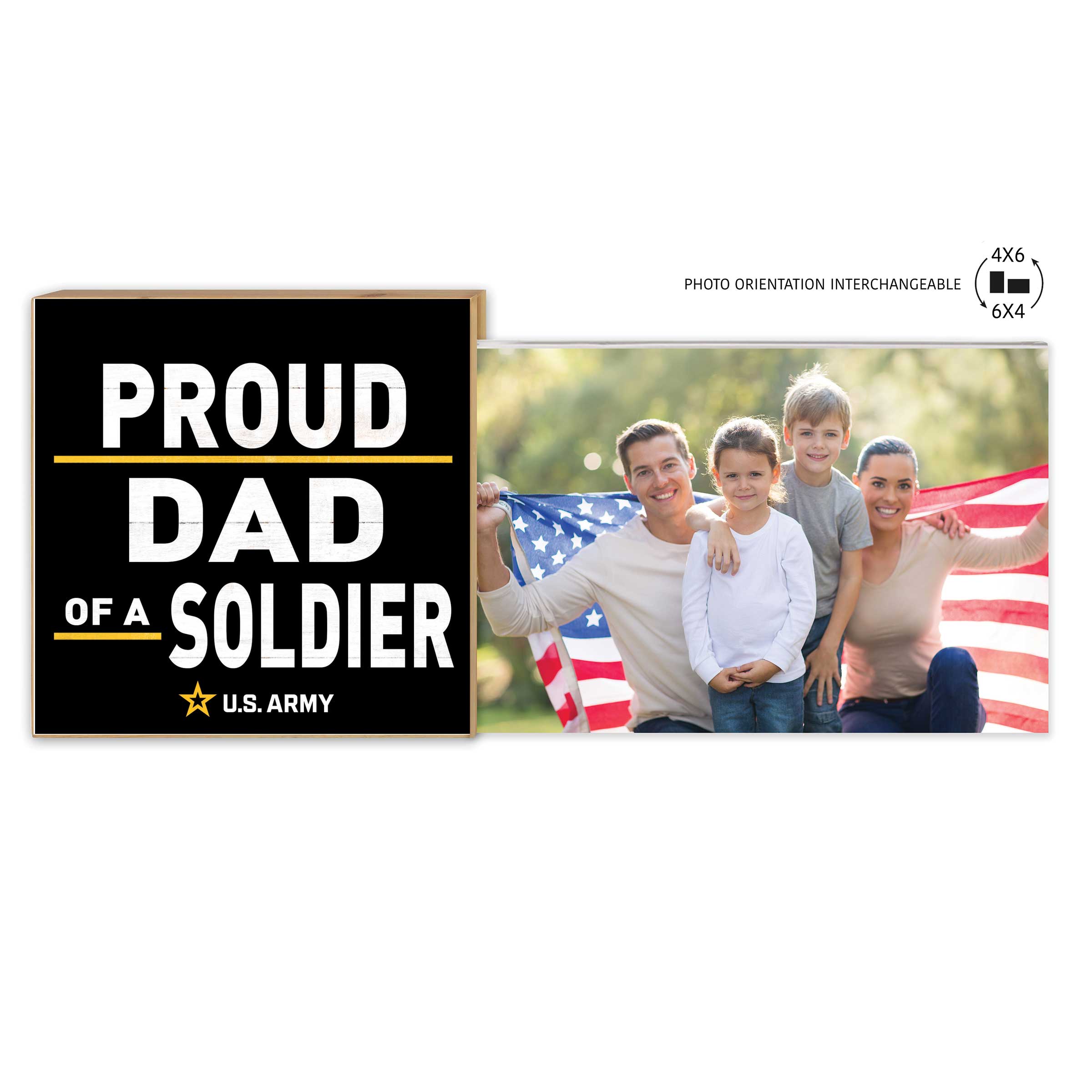 Army Floating Picture Frame Military Proud Dad