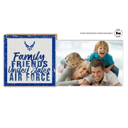 Air Force Family Friends Floating Picture Frame