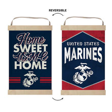 Load image into Gallery viewer, Marines Home Sweet Home Reversible Banner*