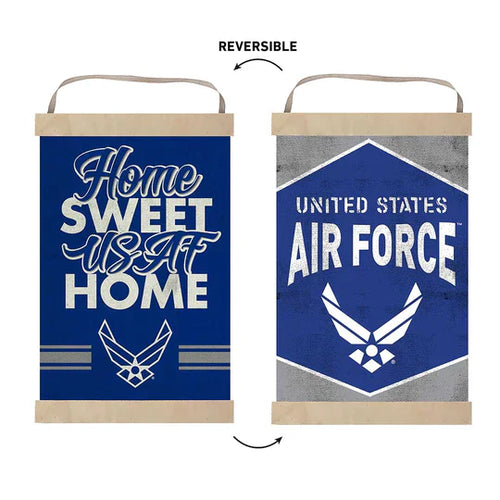 Air Force Home Sweet Home Reversible Banner*