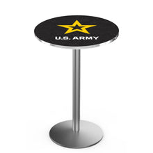 Load image into Gallery viewer, Army Star Pub Table with Round Base