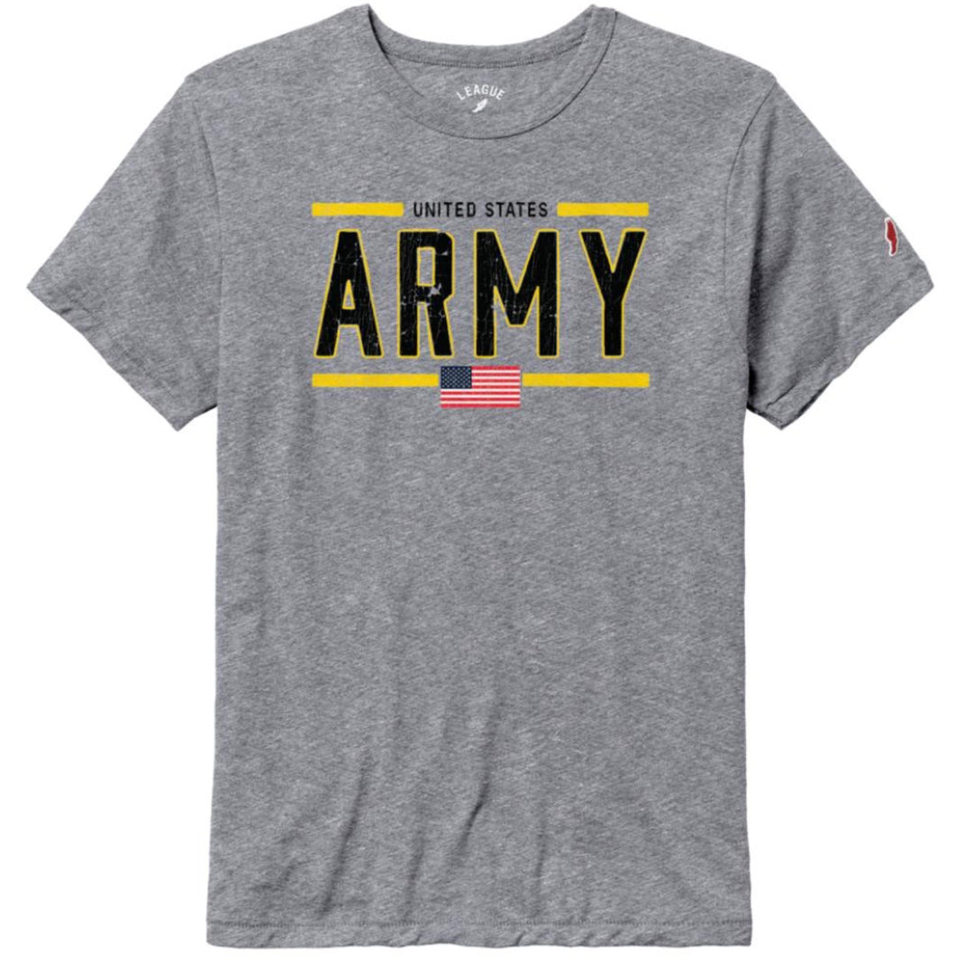 United States Army Flag Vintage T-Shirt (Grey)