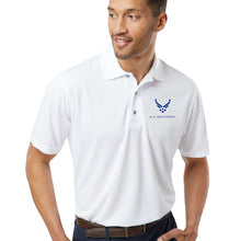 Load image into Gallery viewer, Air Force Wings Performance Polo