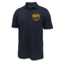 Load image into Gallery viewer, Navy Retired Under Armour Tac Performance Polo