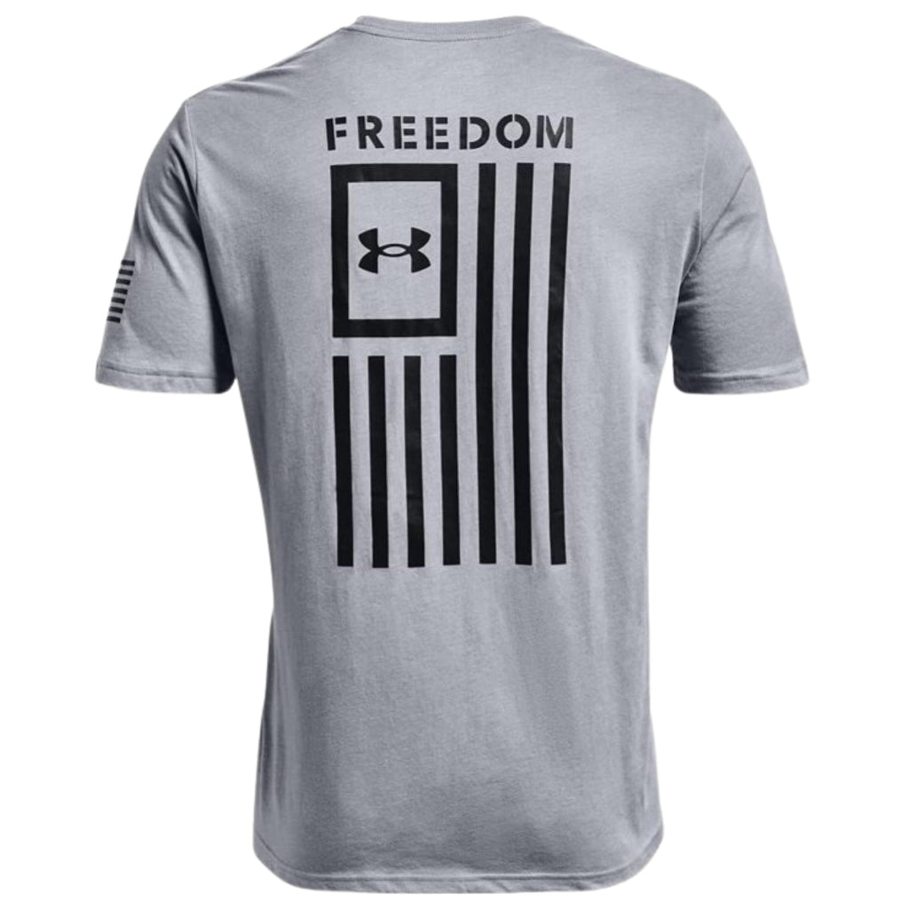 Under Armour New Freedom Flag T-Shirt (Grey/Black)