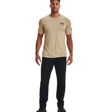 Load image into Gallery viewer, Under Armour Freedom Flag T-Shirt (Sand/Black)