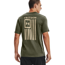 Load image into Gallery viewer, Under Armour Freedom Flag T-Shirt (OD Green/Sand)