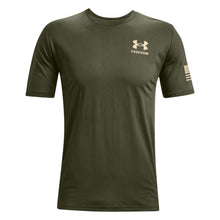 Load image into Gallery viewer, Under Armour Freedom Flag T-Shirt (OD Green/Sand)