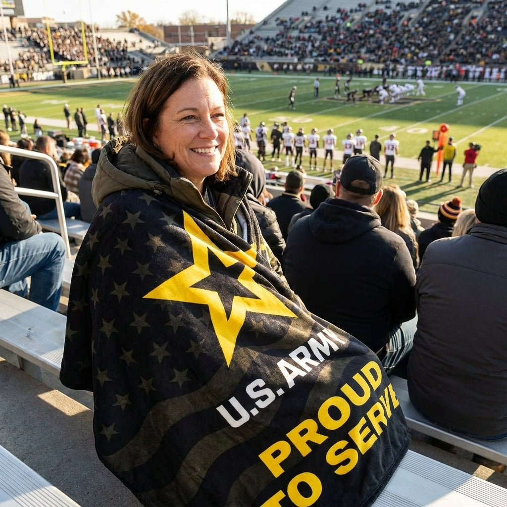 Army Proud to Serve Ultra Soft Blanket (50"x60")