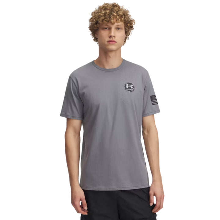 Air Force Under Armour Freedom By Air Skull T-Shirt (Dark Grey)