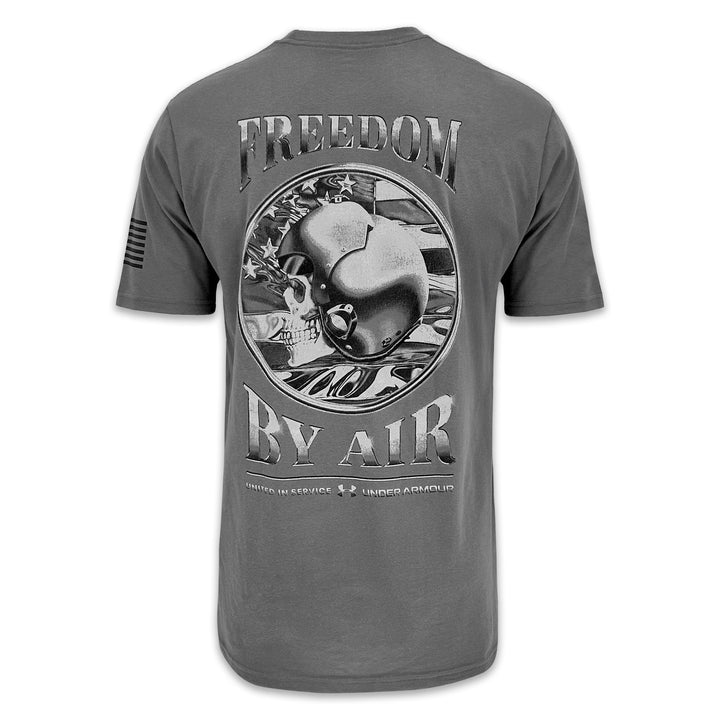 Air Force Under Armour Freedom By Air Skull T-Shirt (Dark Grey)