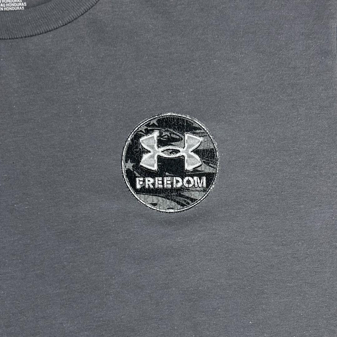 Air Force Under Armour Freedom By Air Skull T-Shirt (Dark Grey)