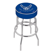 Load image into Gallery viewer, Air Force Wings Backless Stool (Chrome Finish)