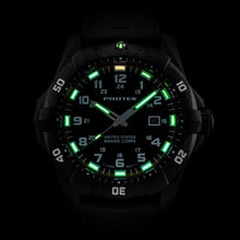 Load image into Gallery viewer, ProTek USMC Carbon Composite Dive Watch - Carbon/Black/Green (Green Band)*