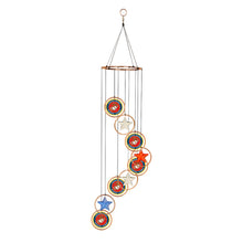 Load image into Gallery viewer, Marines Seal Patriot Spiral Wind Chimes (32inches)