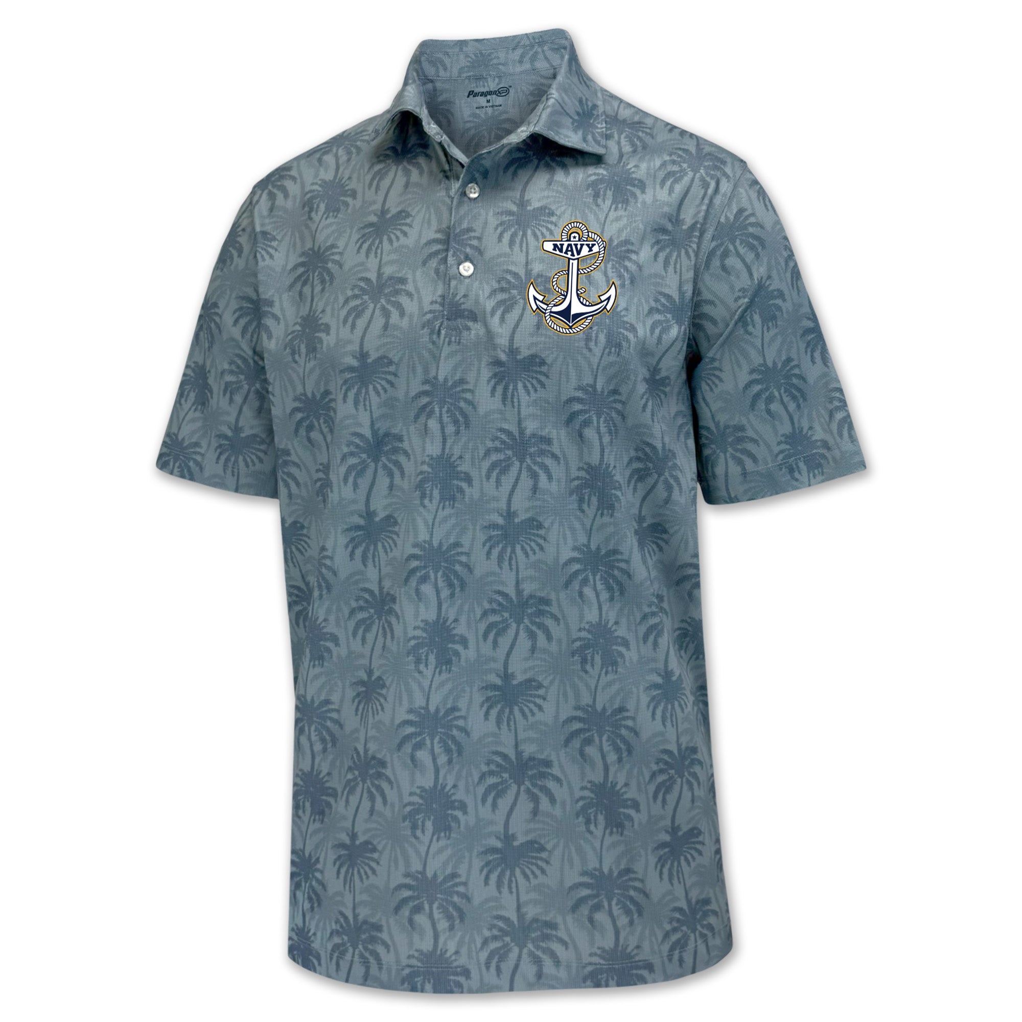 Navy Anchor Charleston Polo