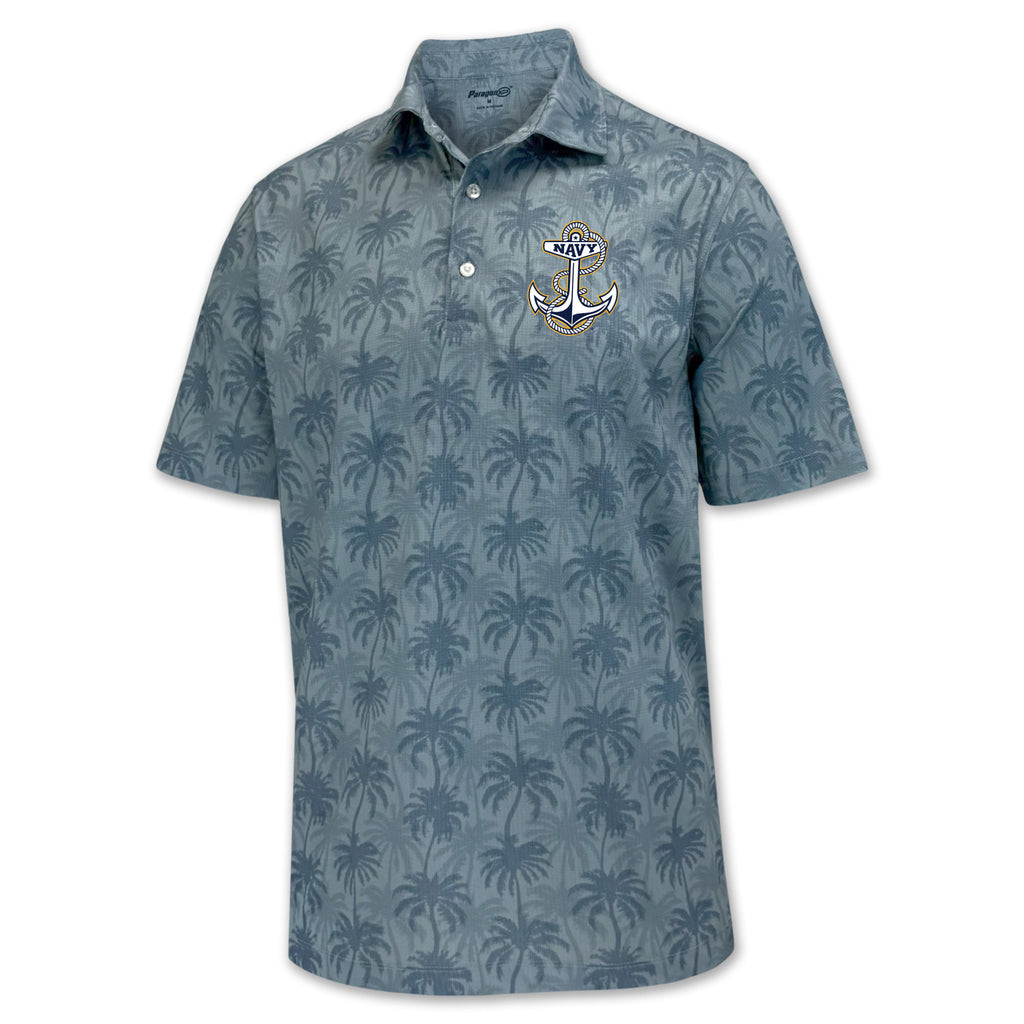 Navy Anchor Charleston Polo