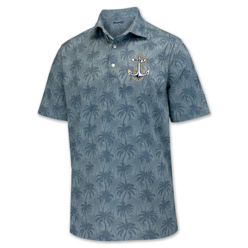 Navy Anchor Charleston Polo