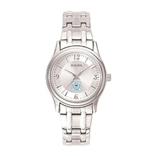 Load image into Gallery viewer, Coast Guard Seal Ladies Bulova Stainless Steel Bracelet Watch (Silver)*