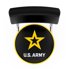 Load image into Gallery viewer, Army Star Stool with Back (Chrome Finish)