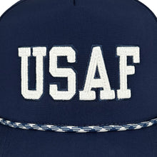 Load image into Gallery viewer, Air Force Caddy Adjustable Hat (Navy)