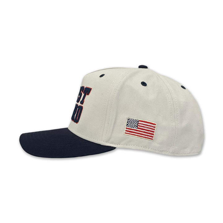 Coast Guard Heritage Twill Adjustable Hat (Stone/Navy)