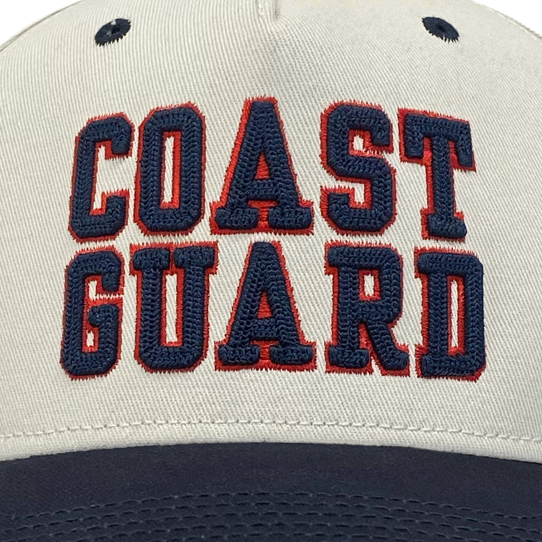 Coast Guard Heritage Twill Adjustable Hat (Stone/Navy)