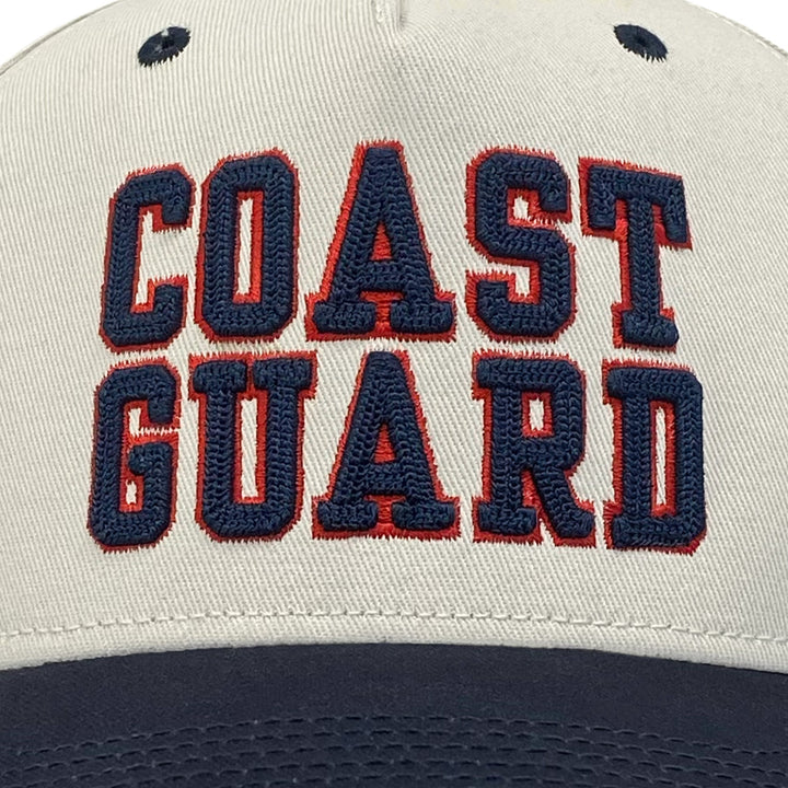 Coast Guard Heritage Twill Adjustable Hat (Stone/Navy)