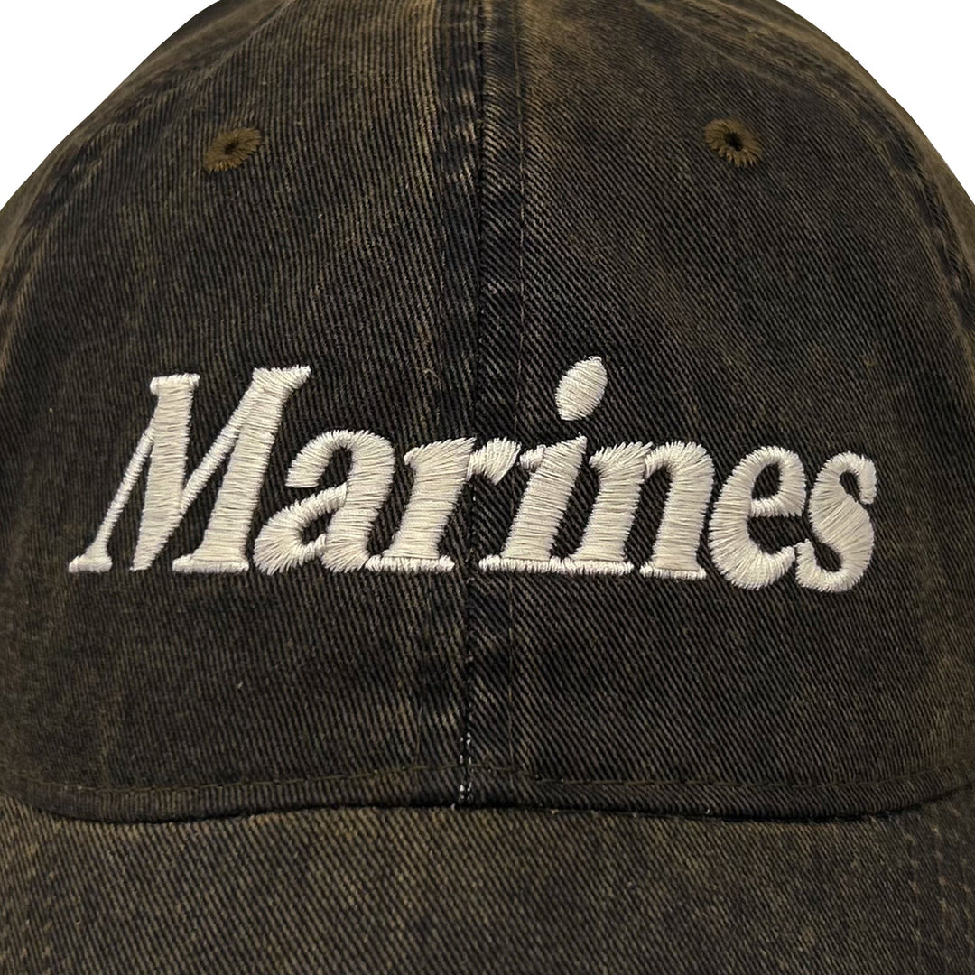 Marines Logo Core Old Favorite Hat (washed black)
