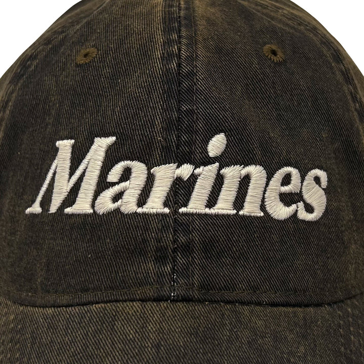Marines Logo Core Old Favorite Hat (washed black)
