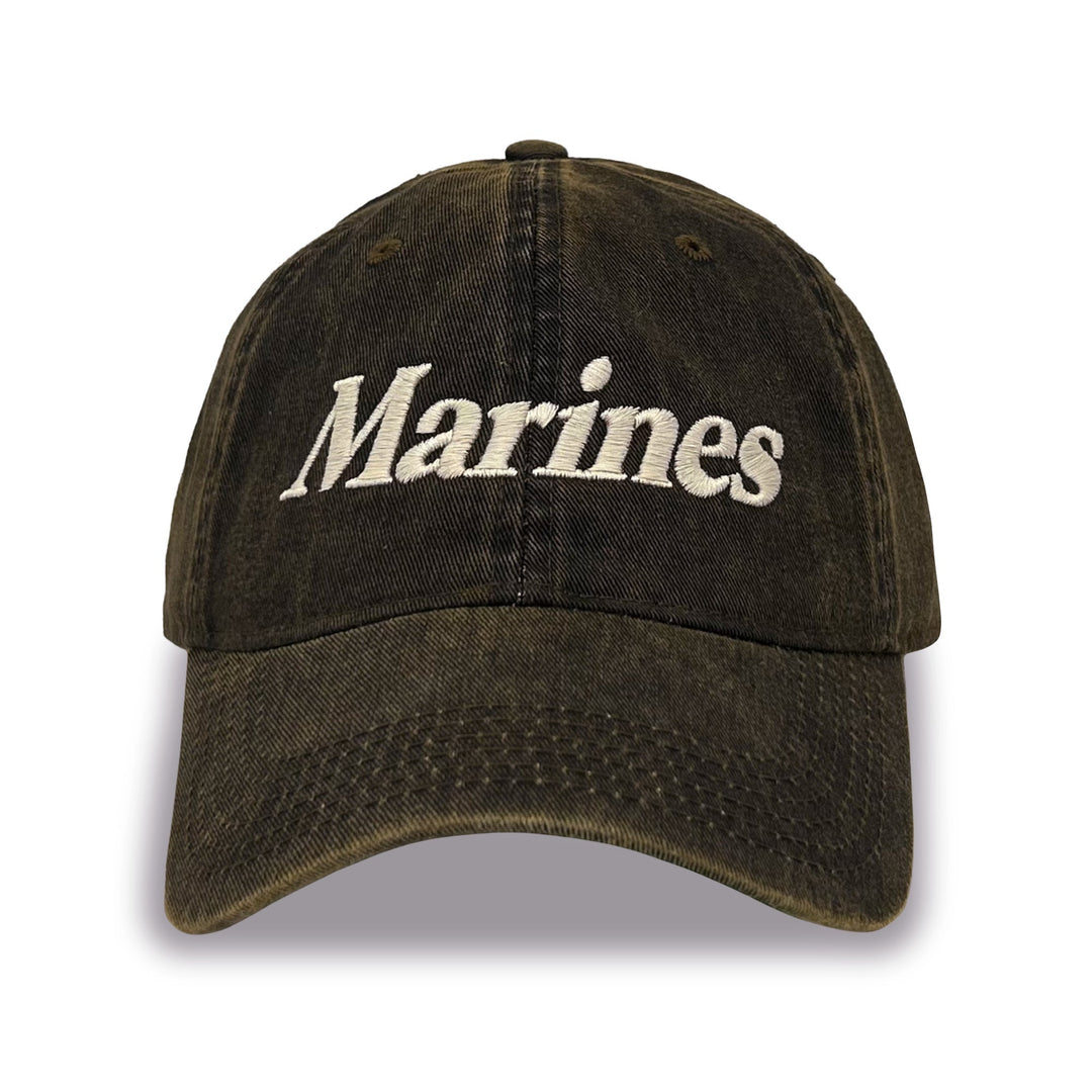 Marines Logo Core Old Favorite Hat (washed black)