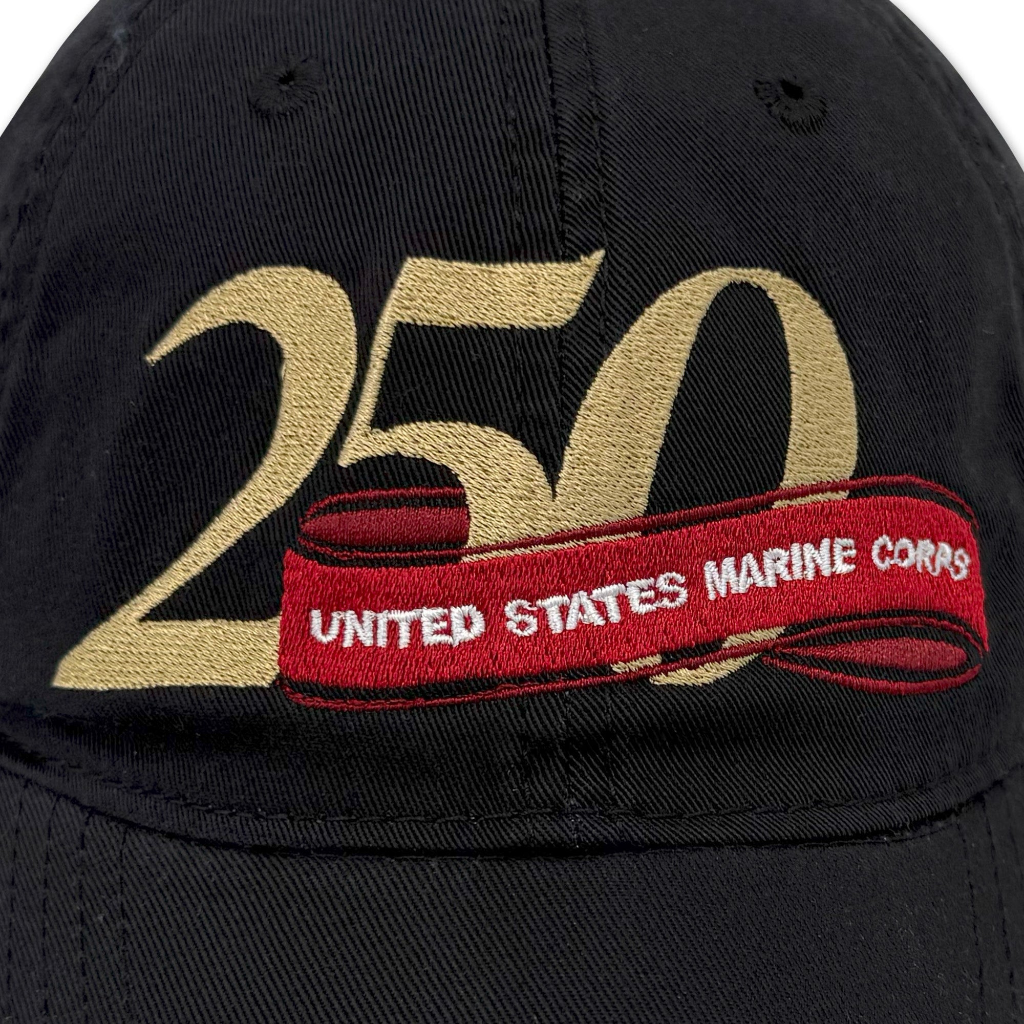 USMC 250th Anniversary Hat (Black) – Armed Forces Gear