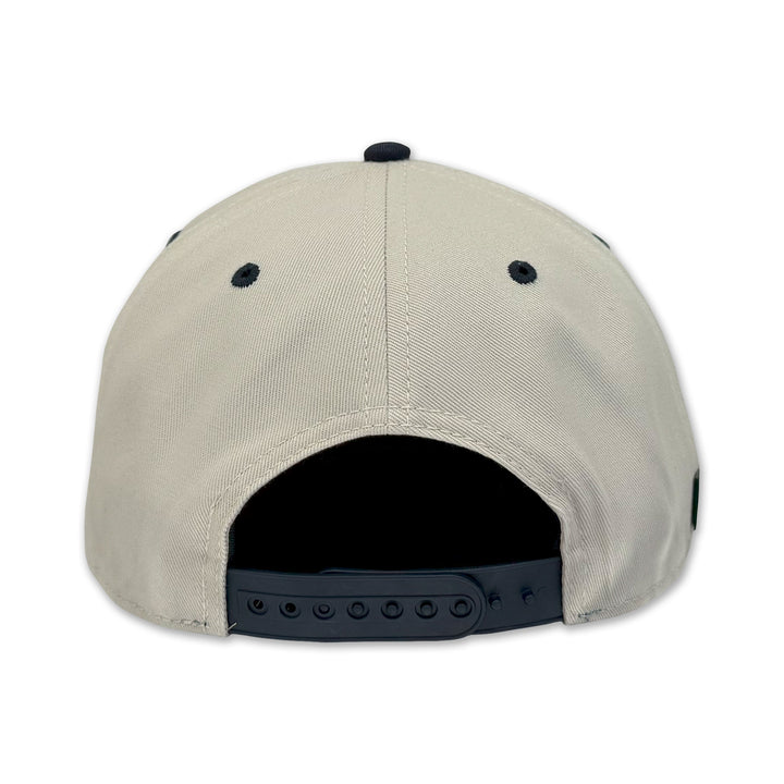 Navy Fly Navy Heritage Twill Adjustable Hat (Stone/Navy)