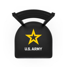 Load image into Gallery viewer, Army Star Swivel Stool with Ladder Back