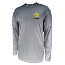 Load image into Gallery viewer, Army Barbados Performance Longsleeve T-Shirt (Black Charcoal)
