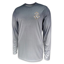 Load image into Gallery viewer, Navy Barbados Performance Longsleeve T-Shirt