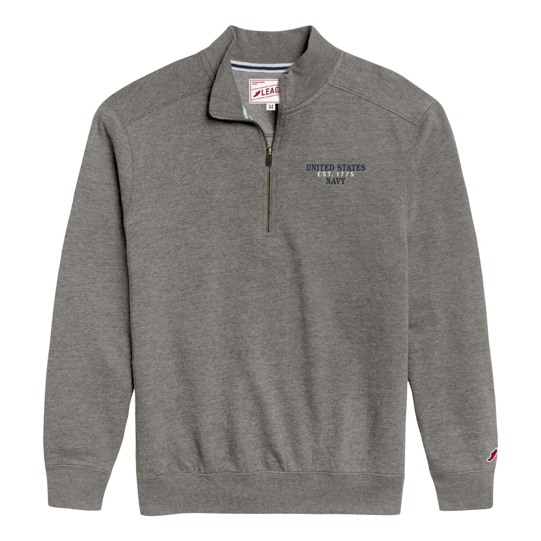 Navy Men's Heritage 1/4 Zip (Fall Heather)*