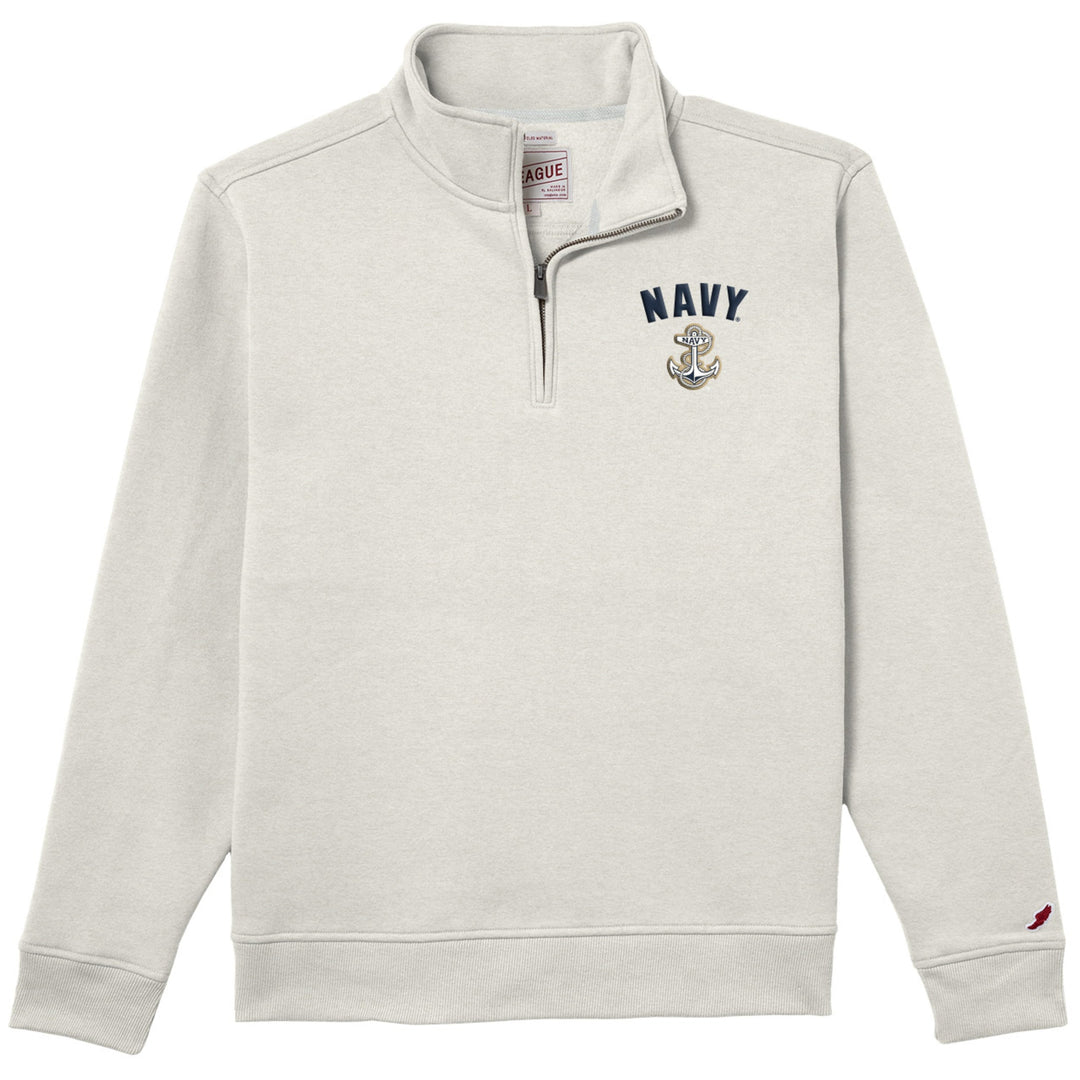 Navy 1991 1/4 Zip (Oatmeal)*